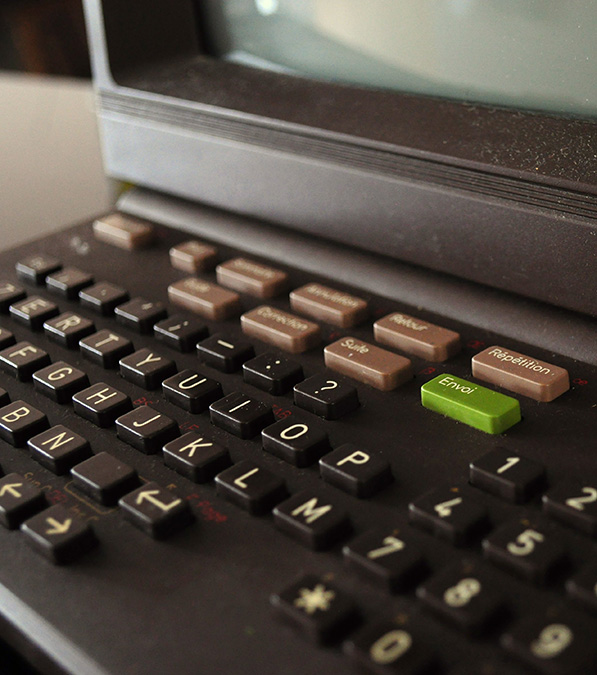 minitel keyboard